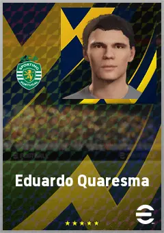 Eduardo Quaresma eFootball 2026 player card, 76 OVR CB