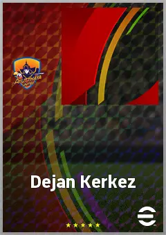 Dejan Kerkez eFootball 2026 player card, 70 OVR CB