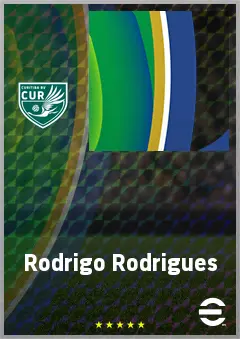 Rodrigo Rodrigues eFootball 2026 player card, 70 OVR CF