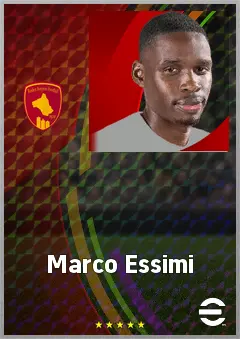Marco Essimi eFootball 2026 player card, 65 OVR RWF