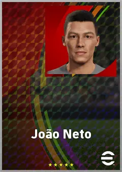 João Neto eFootball 2026 player card, 68 OVR CMF