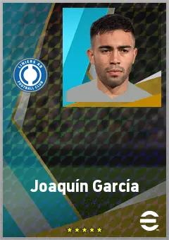 Joaquín García eFootball 2026 player card, 74 OVR RB