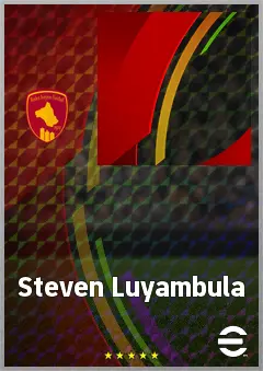 Steven Luyambula eFootball 2026 player card, 61 OVR CMF