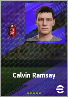 Calvin Ramsay eFootball 2026 player card, 70 OVR RB