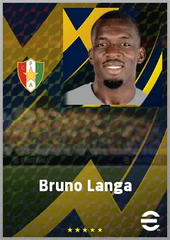 Bruno Langa eFootball 2026 player card, 72 OVR LB