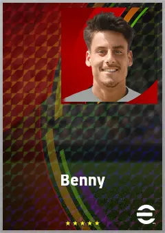 Benny eFootball 2026 player card, 70 OVR AMF