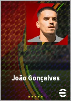 João Gonçalves eFootball 2026 player card, 72 OVR GK