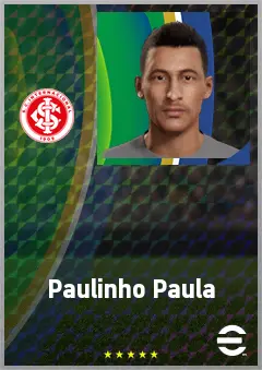 Paulinho Paula eFootball 2026 player card, 72 OVR CMF