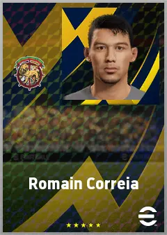 Romain Correia eFootball 2026 player card, 69 OVR CB
