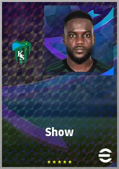 Show eFootball 2026 player card, 69 OVR DMF