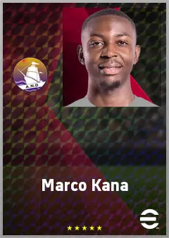 Marco Kana eFootball 2026 player card, 71 OVR CB