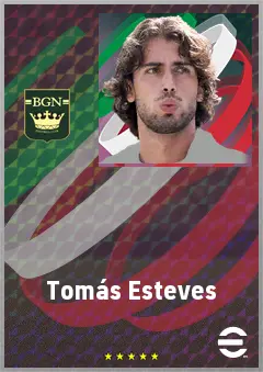 Tomás Esteves eFootball 2026 player card, 71 OVR RB