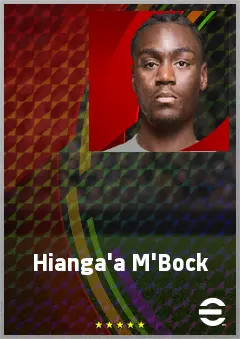 Hianga'a M'Bock eFootball 2026 player card, 67 OVR CMF