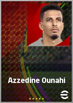 Azzedine Ounahi eFootball 2026 player card, 74 OVR CMF