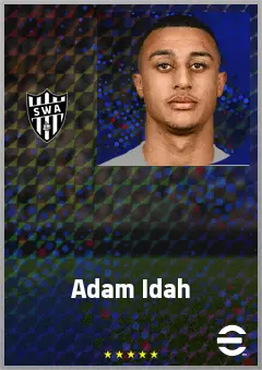 Adam Idah eFootball 2026 player card, 71 OVR CF
