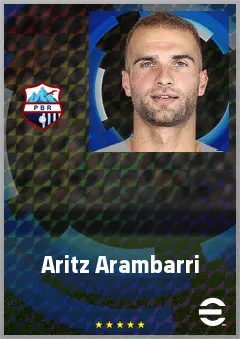 Aritz Arambarri eFootball 2026 player card, 69 OVR CB