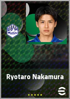 Nakamura Ryotaro eFootball 2026 player card, 67 OVR DMF
