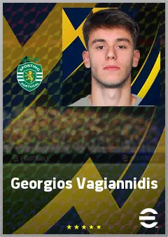 Georgios Vagiannidis eFootball 2026 player card, 70 OVR RB
