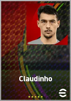 Claudinho eFootball 2026 player card, 70 OVR RB
