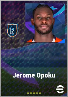 Jerome Opoku eFootball 2026 player card, 73 OVR CB