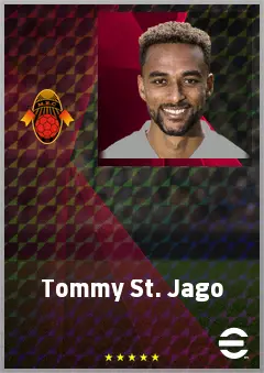 Tommy St. Jago eFootball 2026 player card, 71 OVR CB