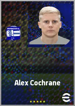 Alex Cochrane eFootball 2026 player card, 70 OVR LB