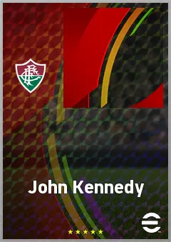 John Kennedy eFootball 2026 player card, 73 OVR CF