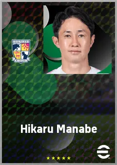 Manabe Hikaru eFootball 2026 player card, 67 OVR CB