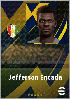 Jefferson Encada eFootball 2026 player card, 67 OVR RB