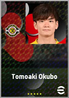 Okubo Tomoaki eFootball 2026 player card, 67 OVR RMF