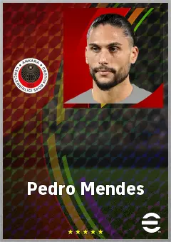 Pedro Mendes eFootball 2026 player card, 70 OVR CF