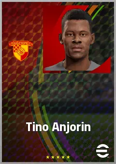 Tino Anjorin eFootball 2026 player card, 69 OVR AMF