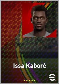 Issa Kaboré eFootball 2026 player card, 74 OVR RB