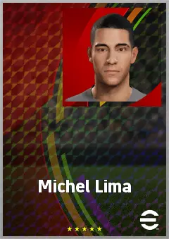 Michel Lima eFootball 2026 player card, 67 OVR AMF