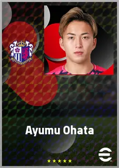 Ohata Ayumu eFootball 2026 player card, 69 OVR LB