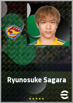 Sagara Ryunosuke eFootball 2026 player card, 67 OVR LMF