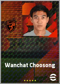 Wanchat Choosong eFootball 2026 player card, 63 OVR CB