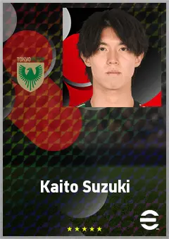 Suzuki Kaito eFootball 2026 player card, 67 OVR CB