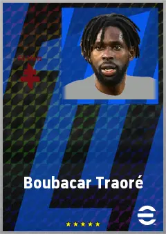 Boubacar Traoré eFootball 2026 player card, 71 OVR DMF