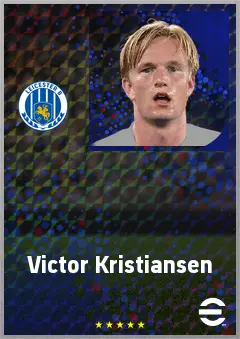 Victor Kristiansen eFootball 2026 player card, 73 OVR LB