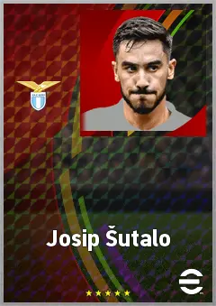 Josip Šutalo eFootball 2026 player card, 76 OVR CB