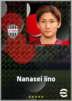 Iino Nanasei eFootball 2026 player card, 67 OVR RB