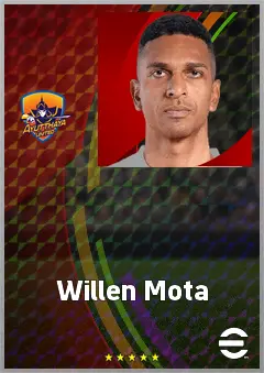 Willen Mota eFootball 2026 player card, 70 OVR CF
