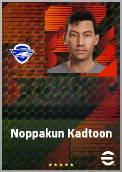 Noppakun Kadtoon eFootball 2026 player card, 63 OVR GK