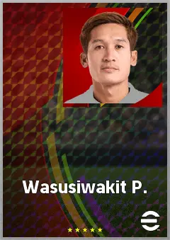 Wasusiwakit P. eFootball 2026 player card, 64 OVR RB