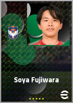 Fujiwara Soya eFootball 2026 player card, 69 OVR RB