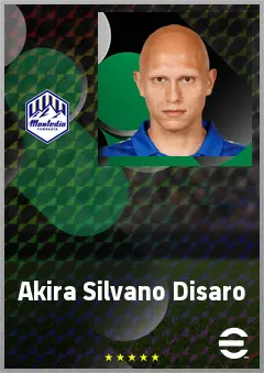 Disaro' Akira S. eFootball 2026 player card, 68 OVR CF