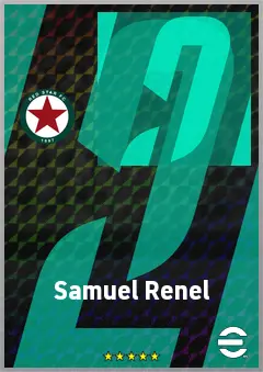 Samuel Renel eFootball 2026 player card, 66 OVR CMF