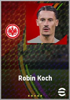 Robin Koch eFootball 2026 player card, 76 OVR CB
