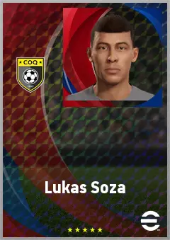Lukas Soza eFootball 2026 player card, 67 OVR RB